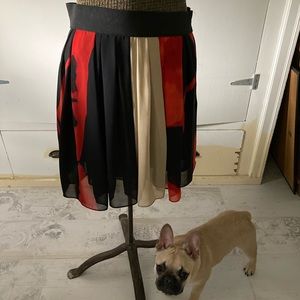 Vince Camuto sheer skirt
